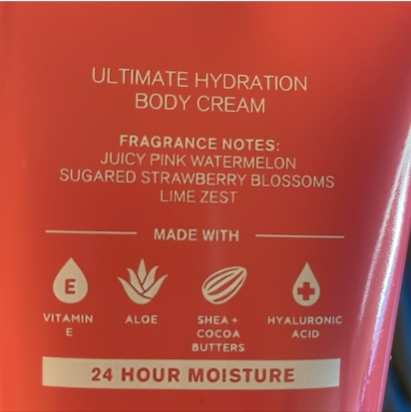 Bath & Body Works Pink Watermelon Blast Body Cream NWT - Picture 2 of 3